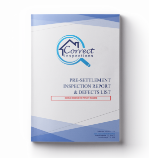 Correct Inspections Pre-Settlement Inspection Report